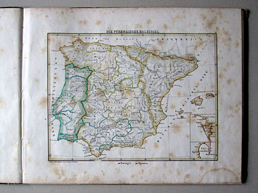 Atlas zu Blanc's Handbuch (1839)
3. Die pyrenäische Halbinsel