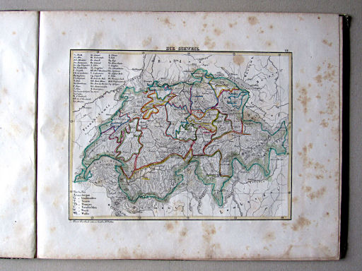 Atlas zu Blanc's Handbuch (1839)
7. Die Schweiz