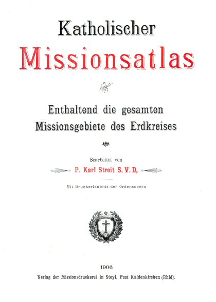 Katholischer Missionsatlas (1906)
Titelpagina / Title page