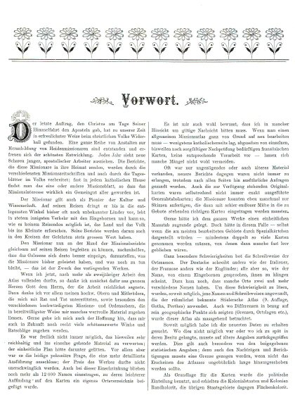 Katholischer Missionsatlas (1906)
Voorwoord / Preface