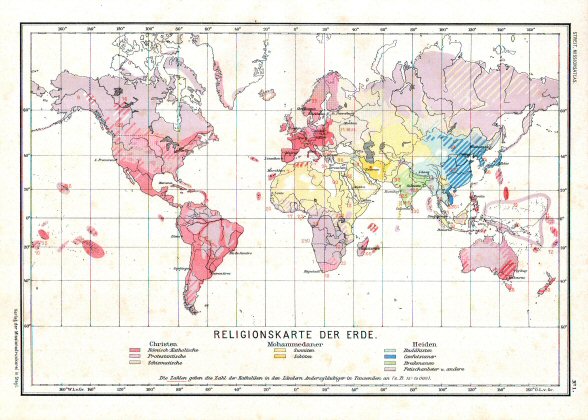 Katholischer Missionsatlas (1906)
1. Godsdiensten / Religions