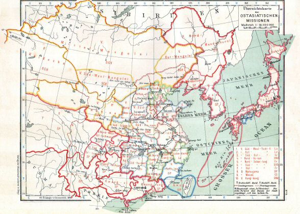Katholischer Missionsatlas (1906)
Oost-Azië / Eastern Asia