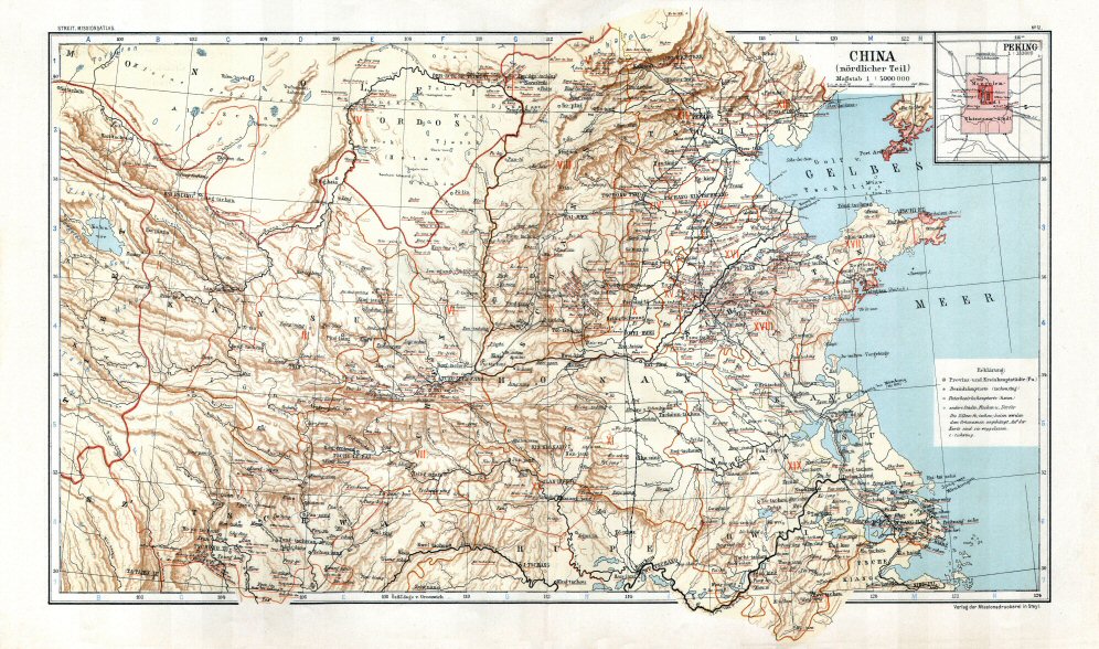 Katholischer Missionsatlas (1906)
12. Noord-China / North China
