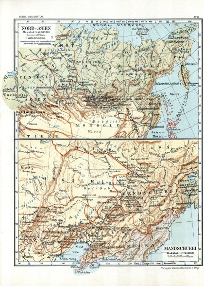 Katholischer Missionsatlas (1906)
13. Noord-Azië, Mantsjoerije / North Asia, Manchuria