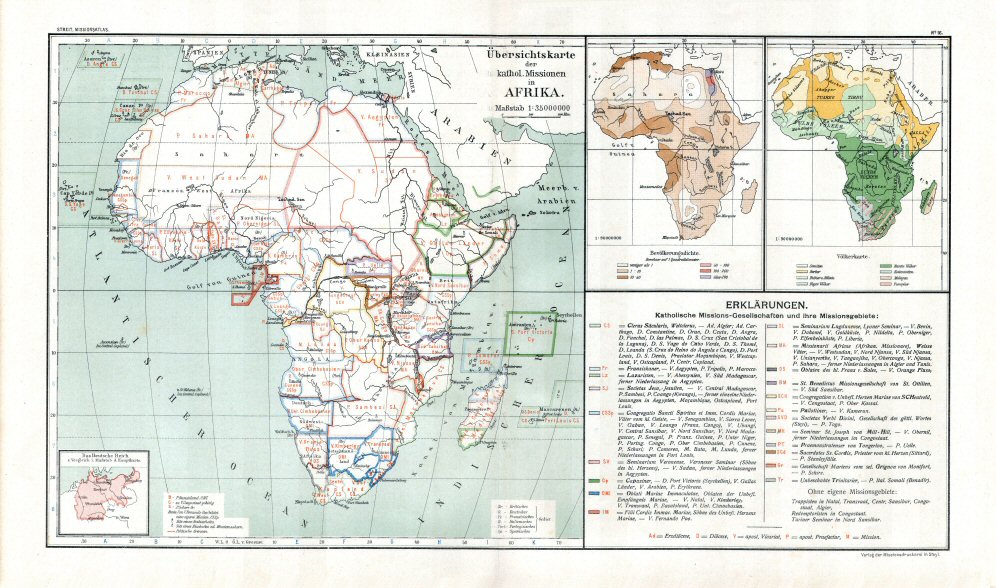 Katholischer Missionsatlas (1906)
16. Afrika / Africa