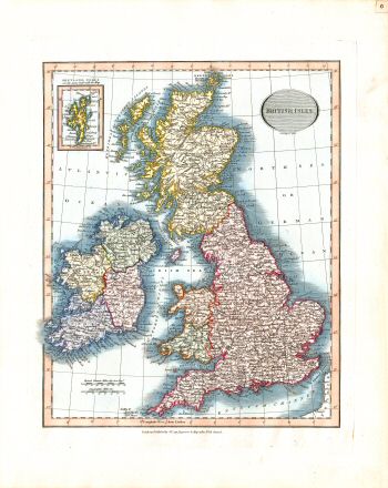 Cary's New Universal Atlas, 1819
6. British Isles
Britse Eilanden
