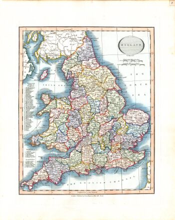 Cary's New Universal Atlas, 1819
7. England
Engeland