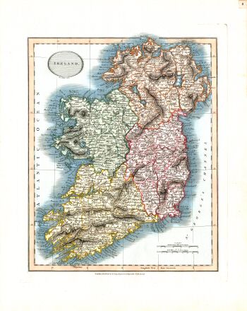 Cary's New Universal Atlas, 1819
8. Ireland
Ierland