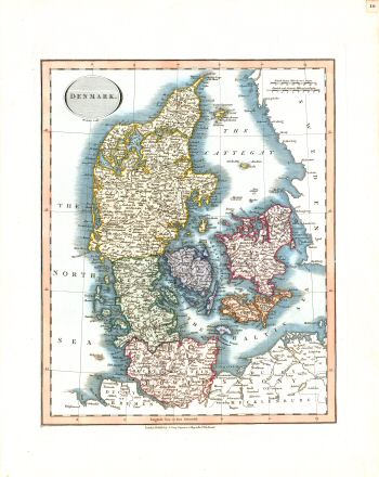 Cary's New Universal Atlas, 1819
10. Denmark
Denemarken