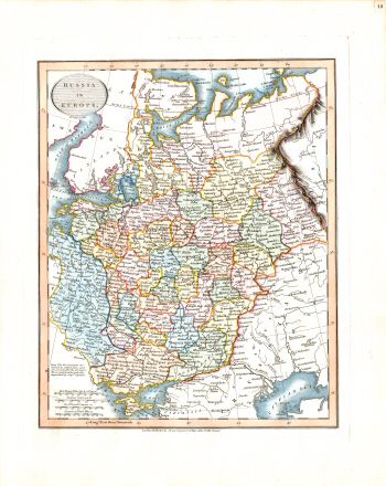 Cary's New Universal Atlas, 1819
12. Russia in Europe
Europees Rusland