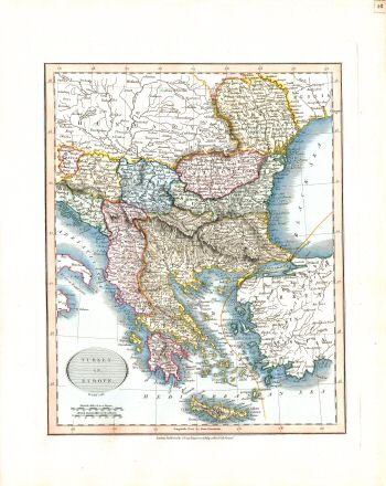Cary's New Universal Atlas, 1819
16. Turkey in Europe
Europees Turkije