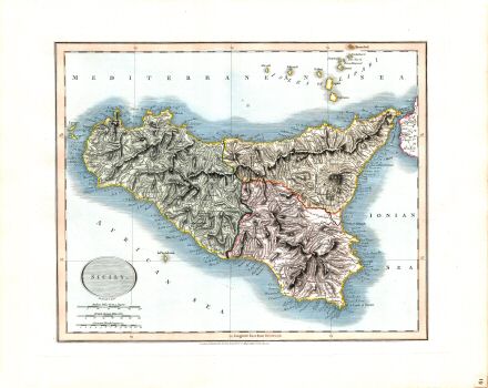Cary's New Universal Atlas, 1819
19. Sicily
Sicilië