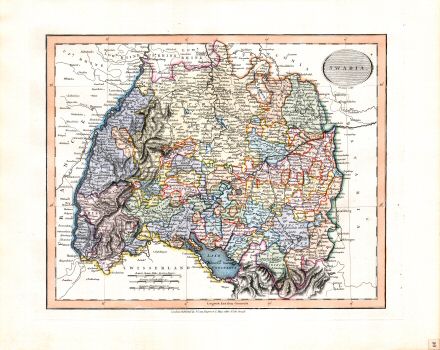 Cary's New Universal Atlas, 1819
26. Swabia
Zwaben (Schwaben)