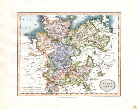 Cary's New Universal Atlas, 1819
34. Lower Saxony
Nedersaksen