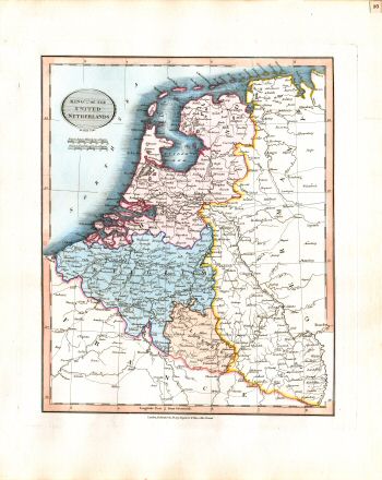 Cary's New Universal Atlas, 1819
36. Kingdom of the United Netherlands
Koninkrijk der Nederlanden