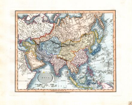 Cary's New Universal Atlas, 1819
43. Asia
Azië