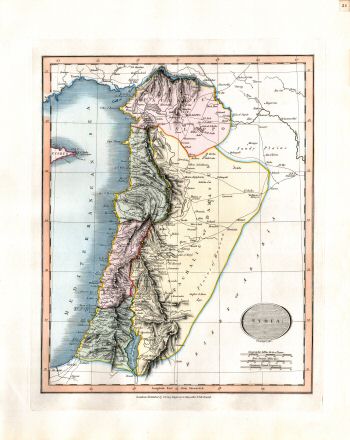 Cary's New Universal Atlas, 1819
51. Syria
Syrië