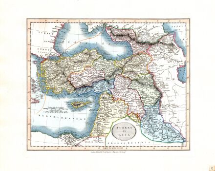 Cary's New Universal Atlas, 1819
52. Turkey in Asia
Aziatisch Turkije