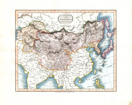 Cary's New Universal Atlas, 1819
54. Chinese and Independent Tartary
Chinees en Onafhankelijk Tartarije