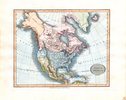 Cary's New Universal Atlas, 1819
62. North America
Noord-Amerika