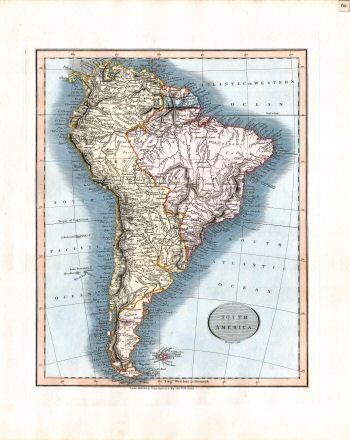 Cary's New Universal Atlas, 1819
68. South America
Zuid-Amerika