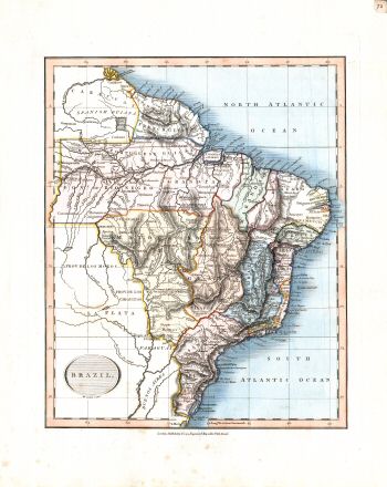 Cary's New Universal Atlas, 1819
72. Brazil
Brazilië, Guyana