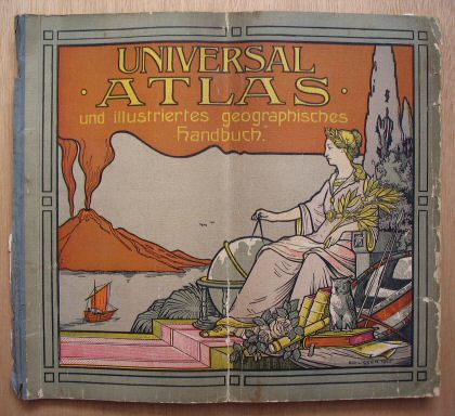 Universal-Atlas, Dr. A. Berg (ca.&nbsp;1906)
Voorkant band / Front cover