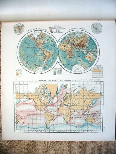 Universal-Atlas, Dr. A. Berg (ca.&nbsp;1906)
2. Wereldkaarten / World maps