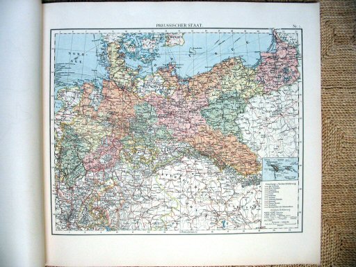 Universal-Atlas, Dr. A. Berg (ca.&nbsp;1906)
7. Pruisen / Prussia