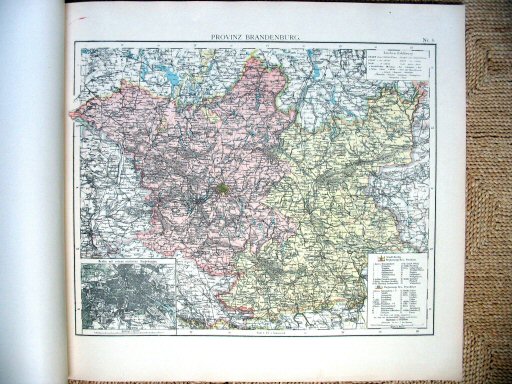 Universal-Atlas, Dr. A. Berg (ca.&nbsp;1906)
8. Brandenburg