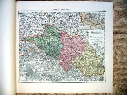Universal-Atlas, Dr. A. Berg (ca.&nbsp;1906)
13. Silezië / Silesia