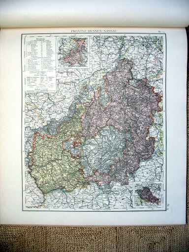 Universal-Atlas, Dr. A. Berg (ca.&nbsp;1906)
19. Hessen-Nassau / Hesse-Nassau