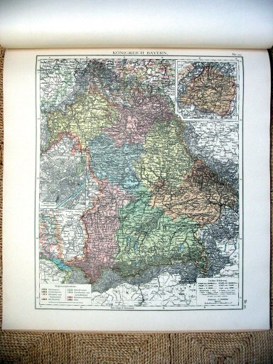 Universal-Atlas, Dr. A. Berg (ca.&nbsp;1906)
20. Beieren / Bavaria