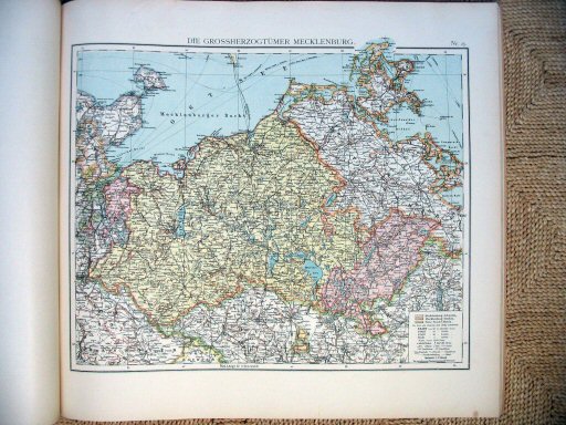 Universal-Atlas, Dr. A. Berg (ca.&nbsp;1906)
25. Mecklenburg