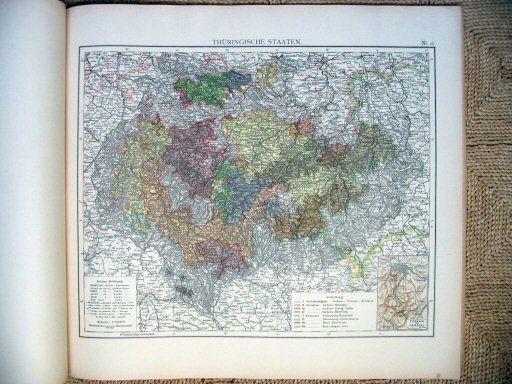 Universal-Atlas, Dr. A. Berg (ca.&nbsp;1906)
26. Thüringen / Thuringia