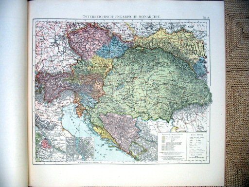 Universal-Atlas, Dr. A. Berg (ca.&nbsp;1906)
28. Oostenrijk-Hongarije / Austria Hungary