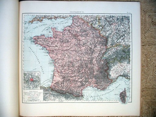 Universal-Atlas, Dr. A. Berg (ca.&nbsp;1906)
31. Frankrijk / France