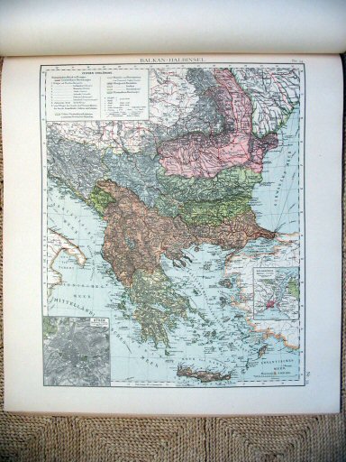 Universal-Atlas, Dr. A. Berg (ca.&nbsp;1906)
34. Balkan / Balkans