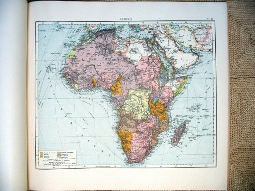 Universal-Atlas, Dr. A. Berg (ca.&nbsp;1906)
37. Afrika / Africa