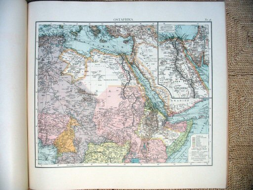 Universal-Atlas, Dr. A. Berg (ca.&nbsp;1906)
38. Oost-Afrika / East Africa