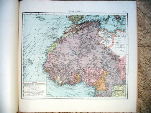 Universal-Atlas, Dr. A. Berg (ca.&nbsp;1906)
39. West-Afrika / West Africa