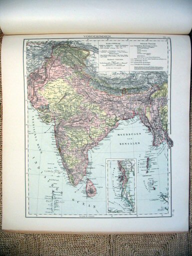 Universal-Atlas, Dr. A. Berg (ca.&nbsp;1906)
44. Voor-Indië / India