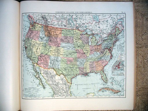 Universal-Atlas, Dr. A. Berg (ca.&nbsp;1906)
47. Verenigde Staten / United States