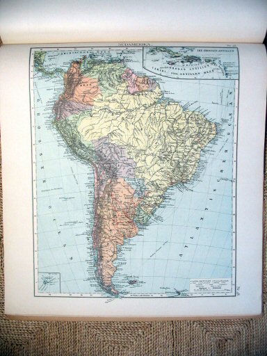 Universal-Atlas, Dr. A. Berg (ca.&nbsp;1906)
48. Zuid-Amerika / South America