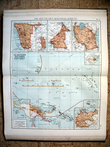 Universal-Hand-Atlas, Dr. A. Berg (ca.&nbsp;1906)
6. Duitse koloniën / German colonies