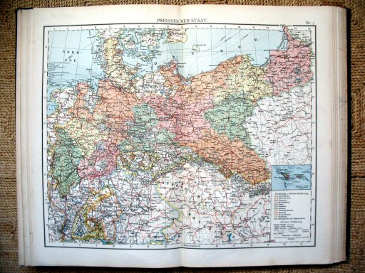 Universal-Atlas, Dr. A. Berg (ca.&nbsp;1906)
7. Pruisen / Prussia