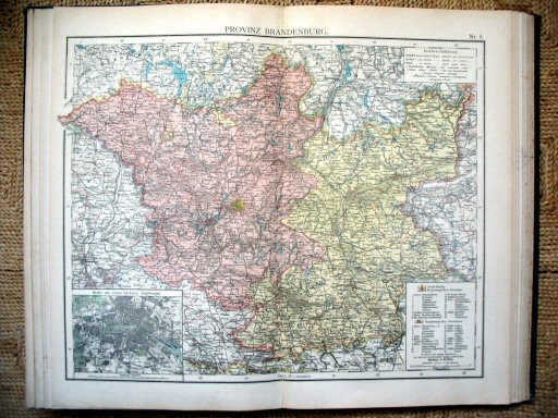 Universal-Atlas, Dr. A. Berg (ca.&nbsp;1906)
8. Brandenburg