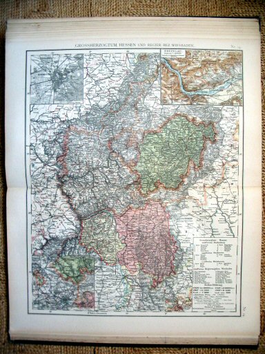 Universal-Atlas, Dr. A. Berg (ca.&nbsp;1906)
24. Hessen-Darmstadt / Hesse-Darmstadt