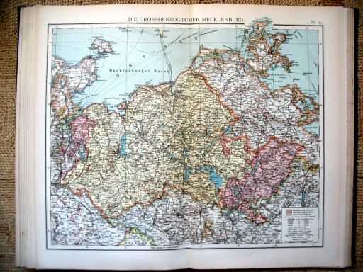 Universal-Atlas, Dr. A. Berg (ca.&nbsp;1906)
25. Mecklenburg
