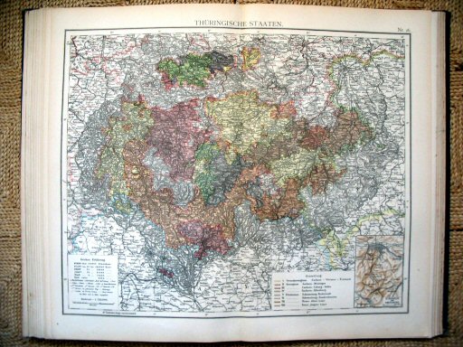 Universal-Atlas, Dr. A. Berg (ca.&nbsp;1906)
26. Thüringen / Thuringia
